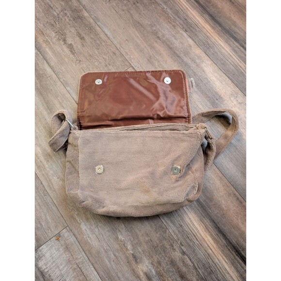 Chanel Precision VIP GWP Fuzzy Brown CC Logo Crossbody Bag New Soft Cozy - Picture 3 of 9